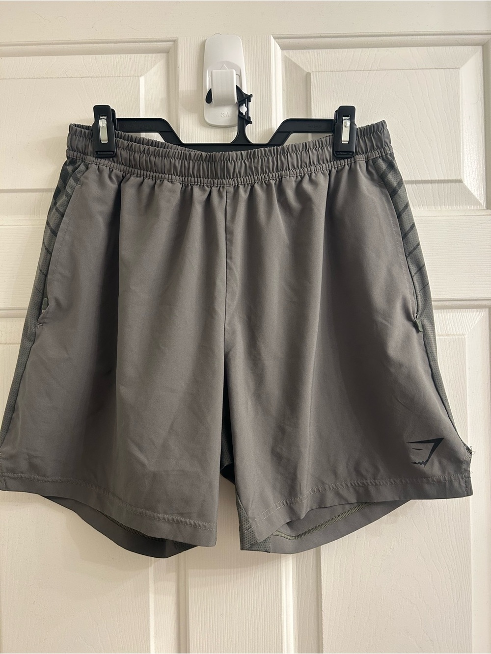 Gymshark Men’s Olive Green Training Shorts with Subtle Logo